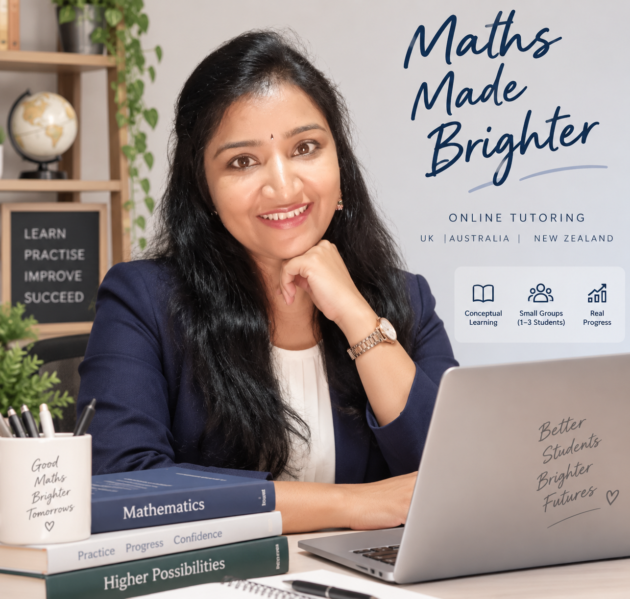 Supritha Nalwad teaching maths online